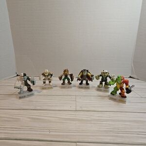 Mattel 2005 Fusion Crew 3" Figurines Mixed Lot Of 6